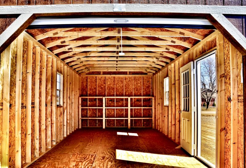 Interior of Amish Sheds
