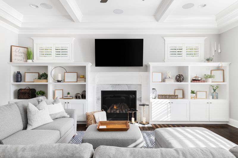 Fireplace Cabinet Installation in Fairfax, VA