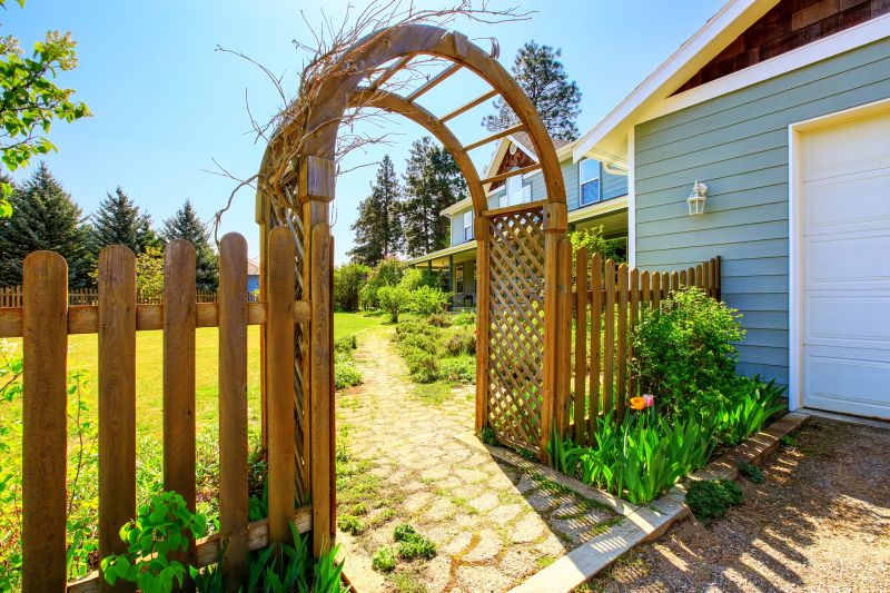 Garden Arbor Installation in Wilmington, NC