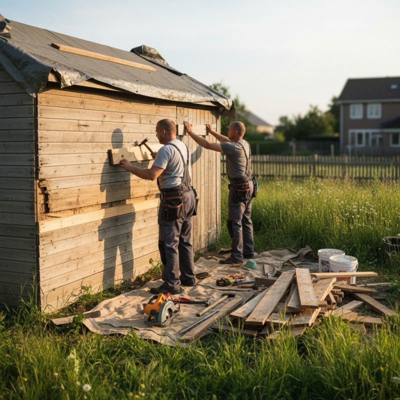 Storage Shed Repair in Kansas City, KS