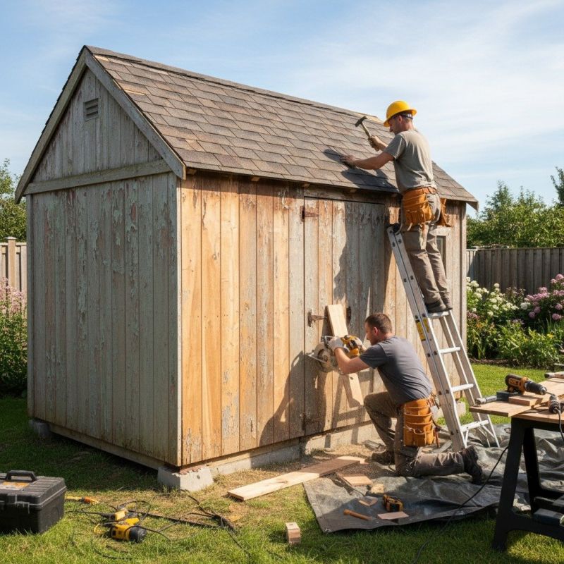 Wood Shed Repair in Alpharetta, GA