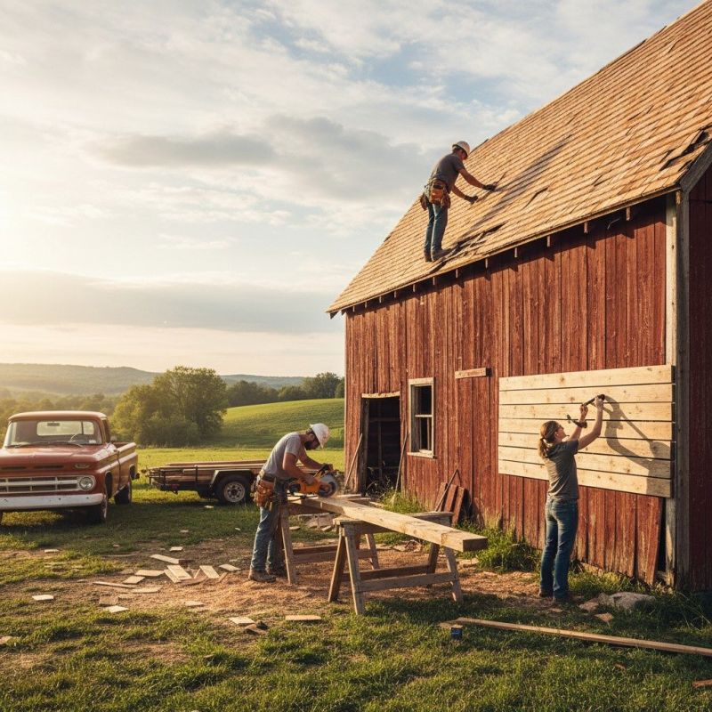 Barn Structural Repair in Olathe, KS